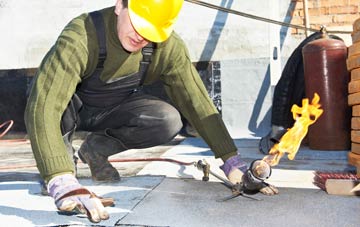 Brynllywarch flat roof construction